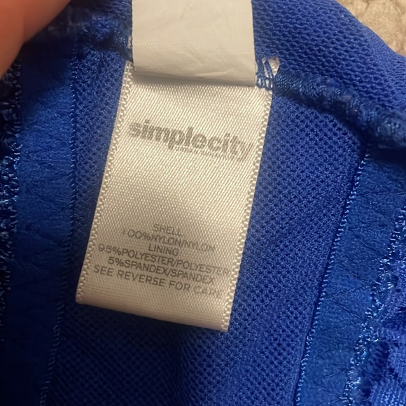 Navy Blue Floral Lace Bralette - Size Large - Picture 6 of 7